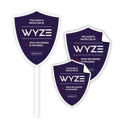 Wyze Security Yard Sign