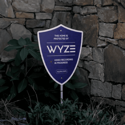 Wyze Security Yard Sign